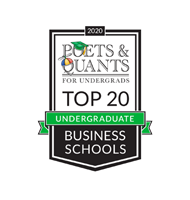 Poets & Quants Top 20 Undergraduate Business Schools